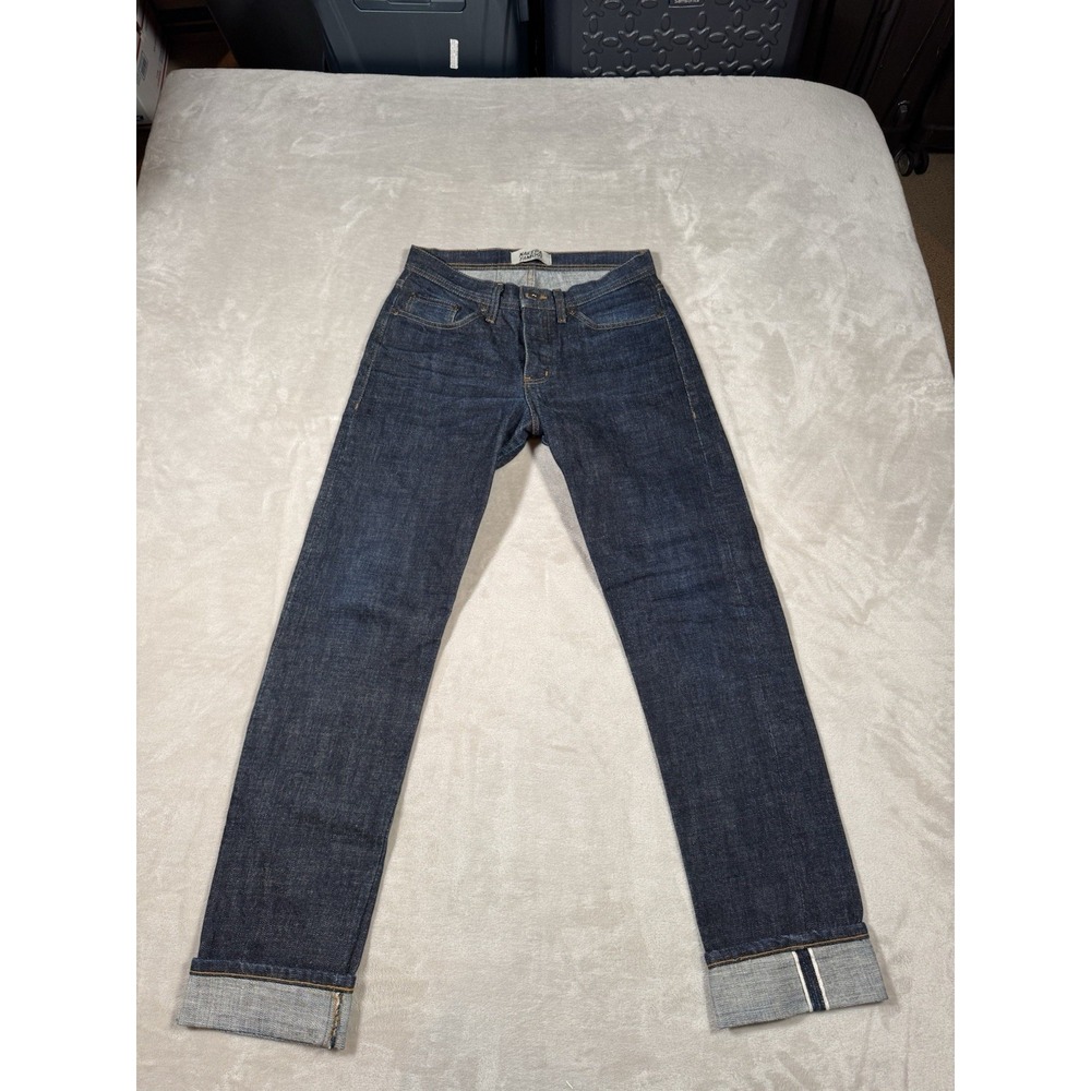 Naked and Famous Weird Guy Japanese Heritage Selvedge Denim Jeans Size 31 Slubby